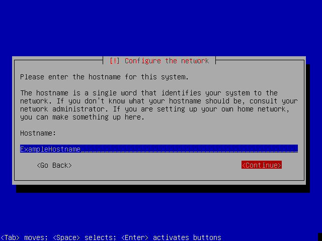 Machine hostname